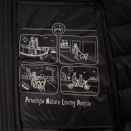 %100 Kaz Tüyü Mont Siyah XL - Lulu Koleksiyonu - 4