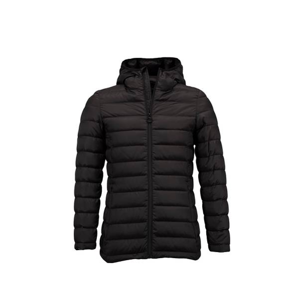 %100 Kaz Tüyü Mont Siyah XXL - Lulu Koleksiyonu - Penelope