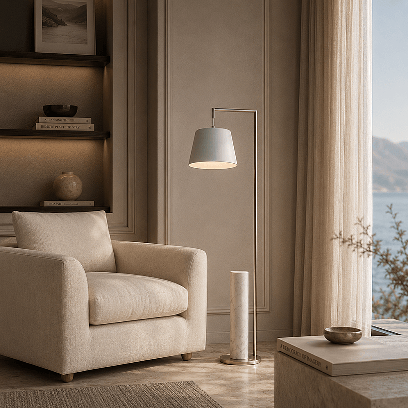 Marben Long Lambader 41x160 cm - Beyaz - 