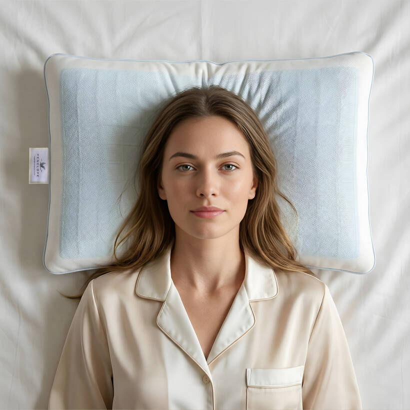 Serin Etkili %100 Viskoelastik Dolgulu Medikal Yastık - Medigel - Penelope