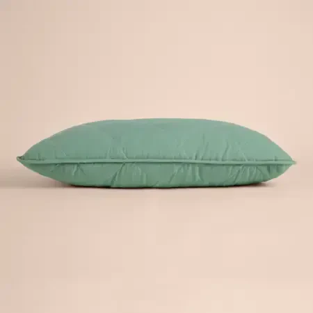 Microfiber Kumaş Çift Kişilik Yeşil Yastık Yorgan Seti - Colors in Comfort - 6