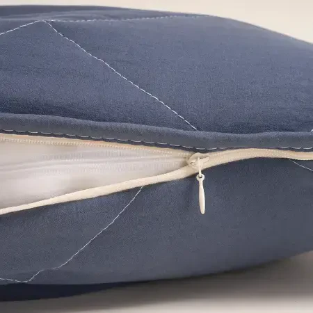 Microfiber Kumaş Tek Kişilik Denim Yastık Yorgan Seti - Colors in Comfort - 6