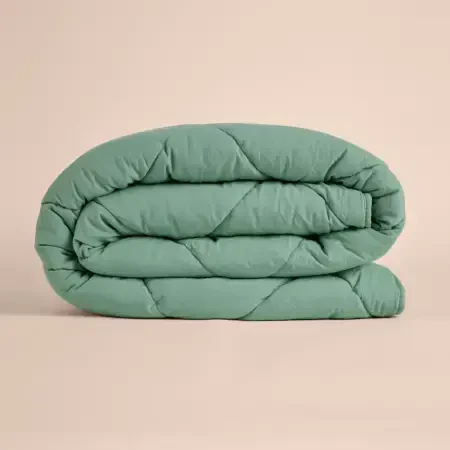 Microfiber Kumaş Tek Kişilik Yeşil Yastık Yorgan Seti - Colors in Comfort - Penelope (1)