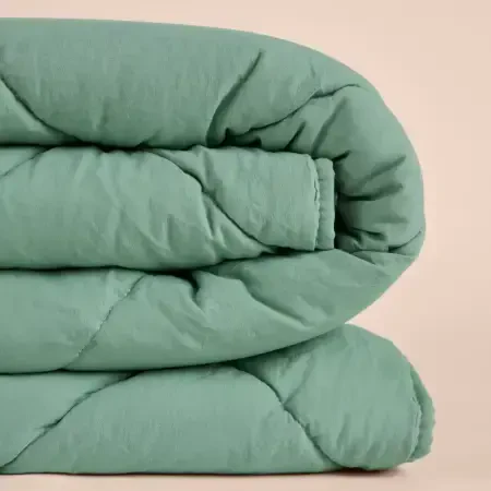 Microfiber Kumaş Tek Kişilik Yeşil Yastık Yorgan Seti - Colors in Comfort - 3