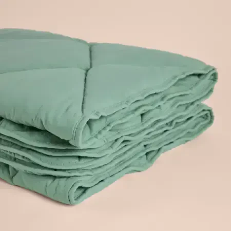 Microfiber Kumaş Tek Kişilik Yeşil Yastık Yorgan Seti - Colors in Comfort - 4