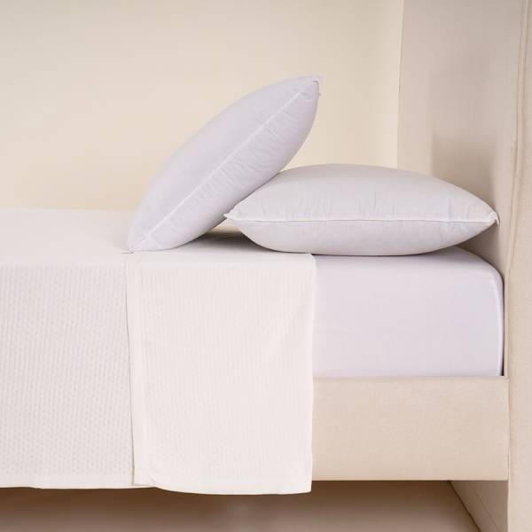 %100 Viskon Çift Kişilik Pike 220x240 cm Ekru - Mila Serisi - Penelope