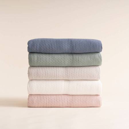 %100 Viskon Çift Kişilik Pike 220x240 cm Ekru - Mila Serisi - 5