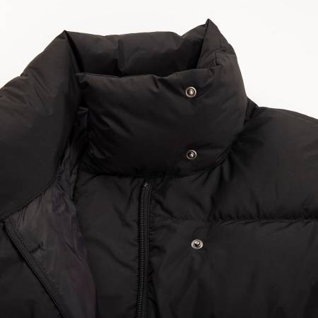 %100 Kaz Tüyü Mont Siyah M - Mona Koleksiyonu - 8