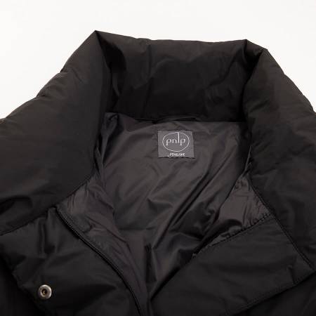 %100 Kaz Tüyü Mont Siyah S - Mona Koleksiyonu - 6