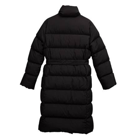 %100 Kaz Tüyü Mont Siyah XL - Mona Koleksiyonu - 4