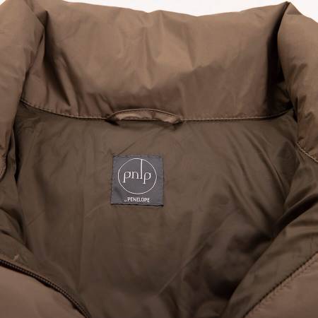 %100 Kaz Tüyü Mont Vizon L - Mona Koleksiyonu - 8