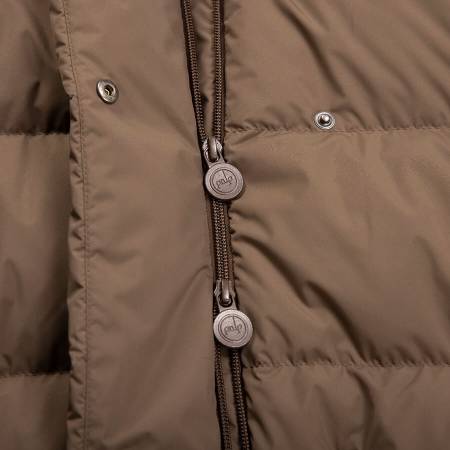 %100 Kaz Tüyü Mont Vizon S - Mona Koleksiyonu - 8