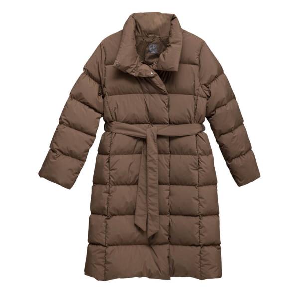 %100 Kaz Tüyü Mont Vizon XXL - Mona Koleksiyonu - Penelope