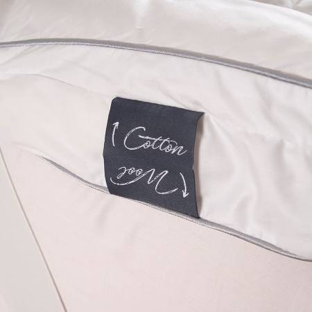 %100 Pamuk Yün 4 Mevsim 2'ye Ayrılabilen Topper 200x200 cm - Nature Pro Comfort Serisi - 7