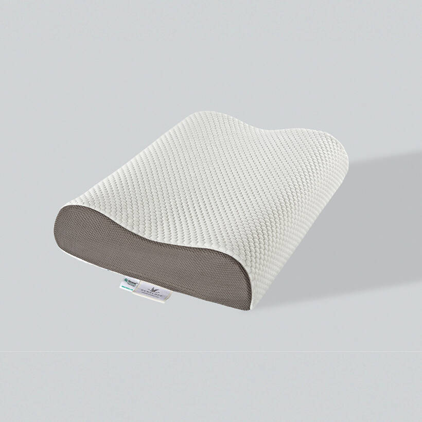 Ortopedik Boyun ve Omuz Destekleyici Hava Kanallı Karbon Yastık - Neck Therapy - 