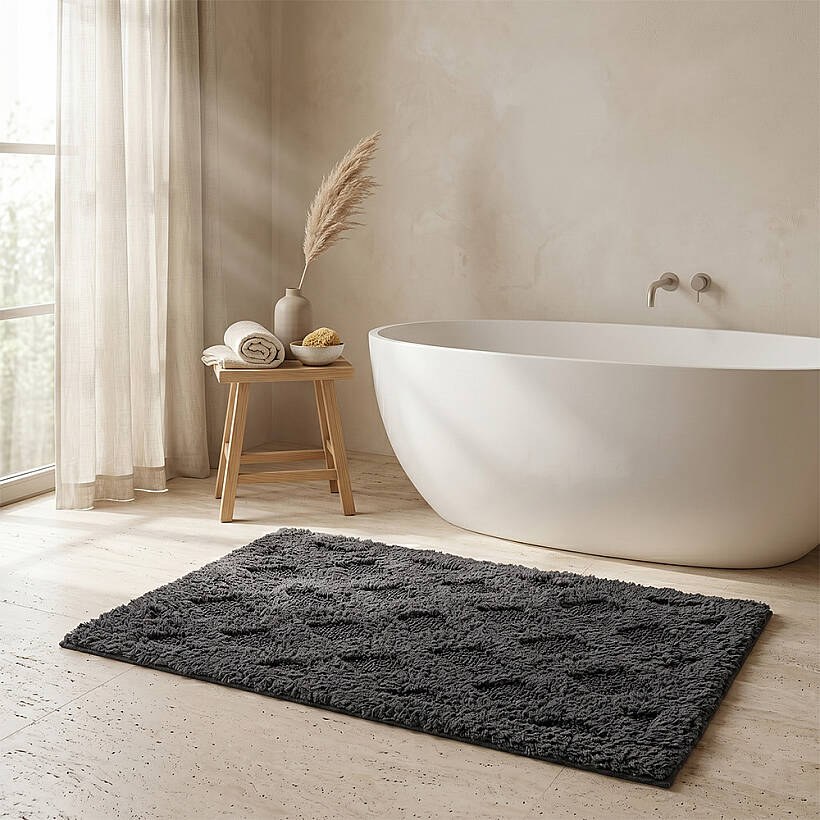 Nexa Banyo Paspası Antrasit - 60x100 cm - 
