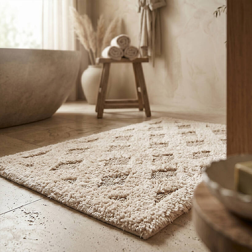 Nexa Banyo Paspası Bej - 60x100 cm - 