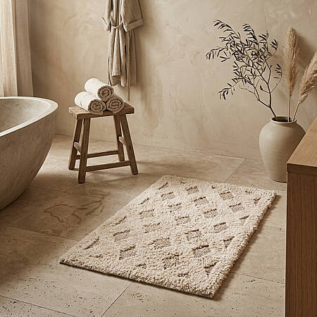 Nexa Banyo Paspası Bej - 60x100 cm - Penelope