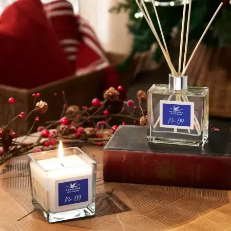 Yılbaşı No.09 Kutulu Hediye Seti (Oda Kokusu & Mum) - PENELOPE