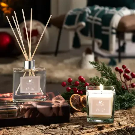 Yılbaşı No.81 Kutulu Hediye Seti (Oda Kokusu & Mum) - PENELOPE