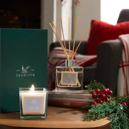 Yılbaşı No.93 Kutulu Hediye Seti (Oda Kokusu & Mum) - 1
