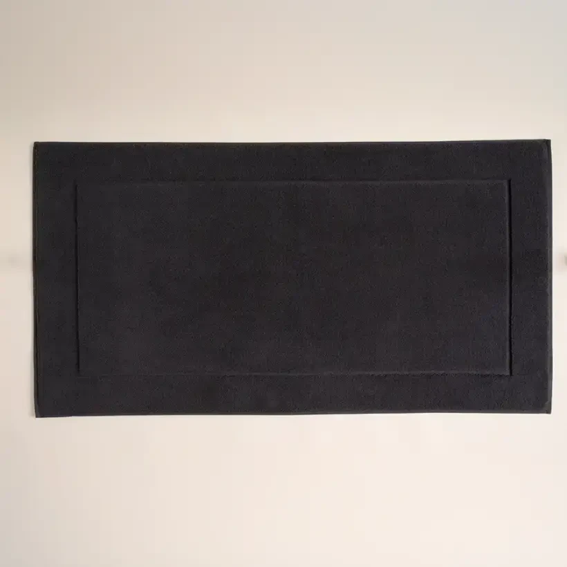 %100 Pamuk Banyo Paspası 60x110 cm Antrasit - Noa Serisi - Penelope