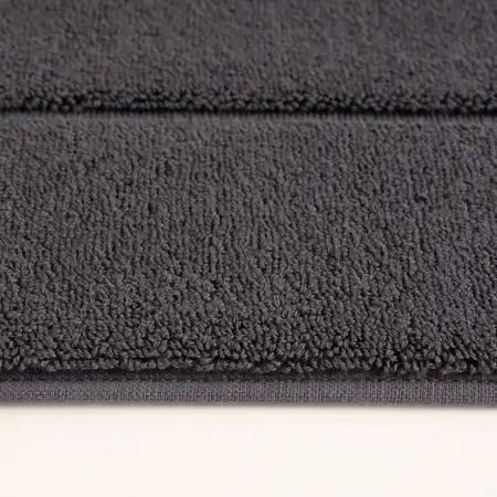 %100 Pamuk Banyo Paspası 60x110 cm Antrasit - Noa Serisi - 5