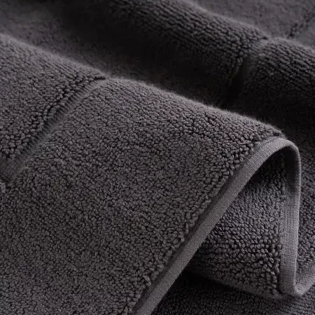 %100 Pamuk Banyo Paspası 60x110 cm Antrasit - Noa Serisi - Penelope (1)