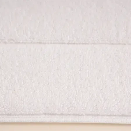 %100 Pamuk Banyo Paspası 60x110 cm Beyaz - Noa Serisi - 5