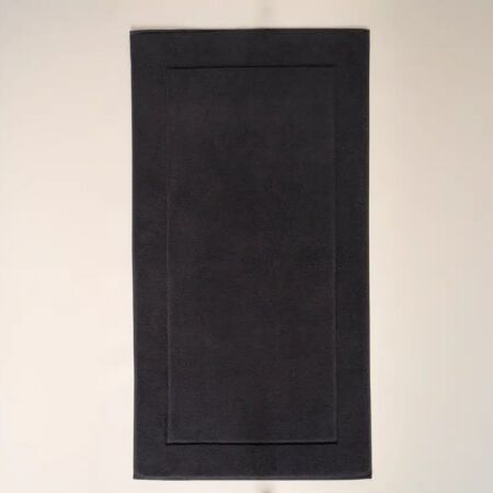 %100 Pamuk Banyo Paspası 60x110 cm Antrasit - Noa Serisi - PENELOPE