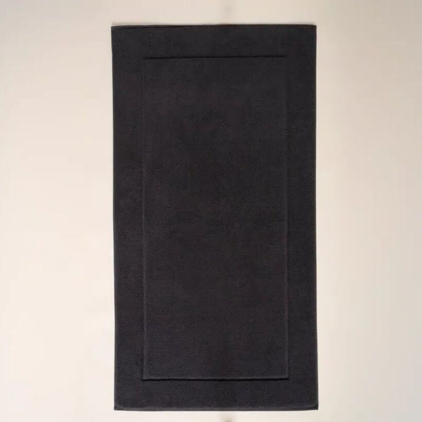 %100 Pamuk Banyo Paspası 60x110 cm Antrasit - Noa Serisi - 