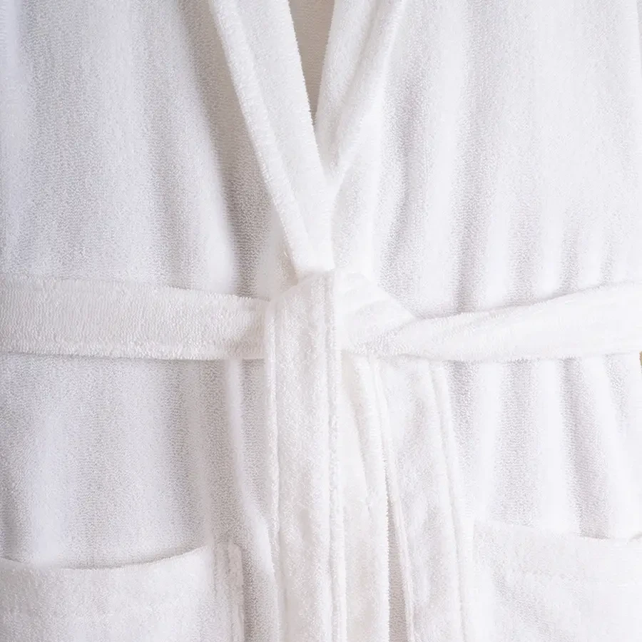 %100 Pamuk Bornoz S Beyaz - Noa Serisi - 4