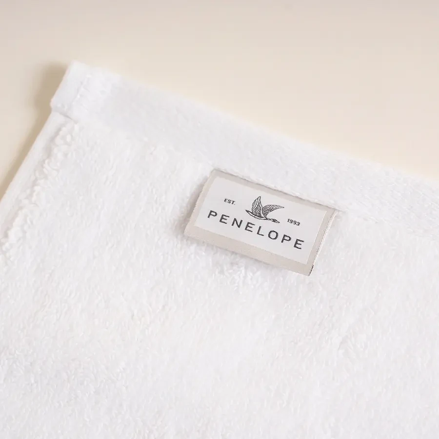 %100 Pamuk Havlu 100x150 cm Beyaz - Noa Serisi - 5