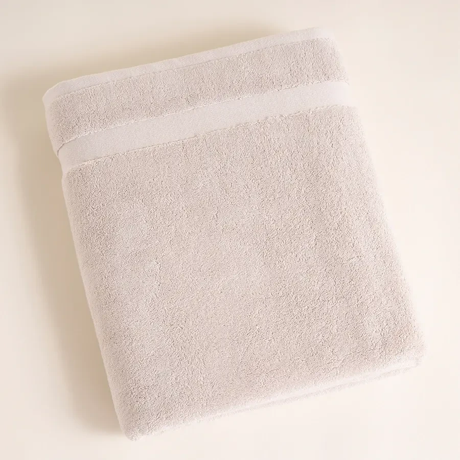 %100 Pamuk Havlu 100x150 cm Taş Rengi - Noa Serisi - Penelope (1)