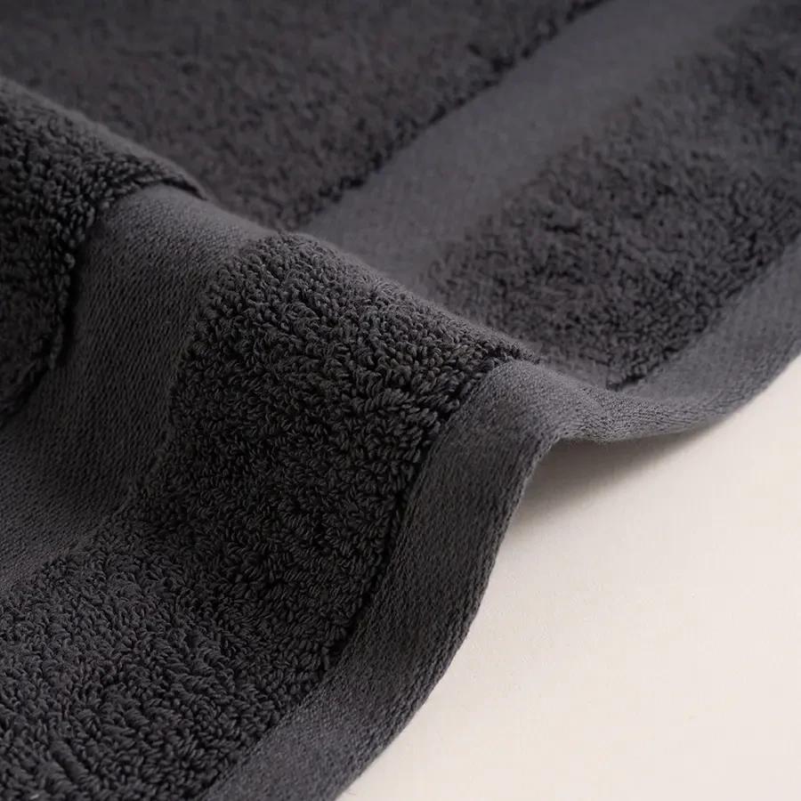 %100 Pamuk Havlu 30x50 cm Antrasit - Noa Serisi - 3