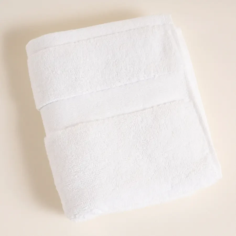 %100 Pamuk Havlu 30x50 cm Beyaz - Noa Serisi - Penelope