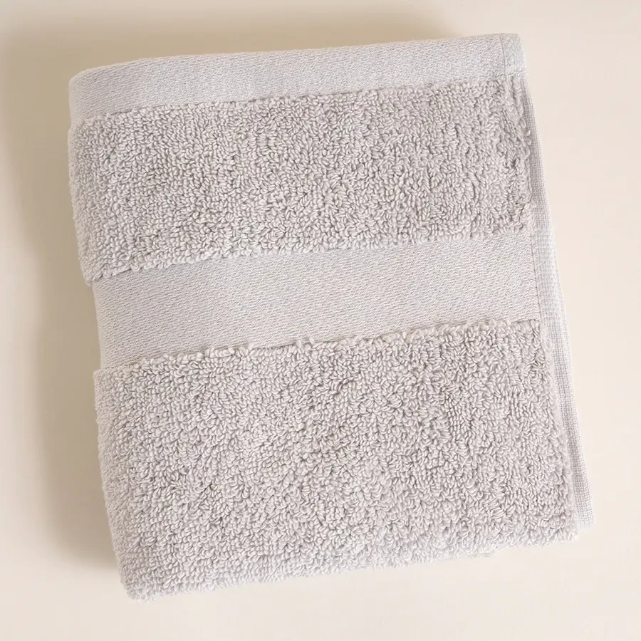 %100 Pamuk Havlu 30x50 cm Gri - Noa Serisi - Penelope (1)