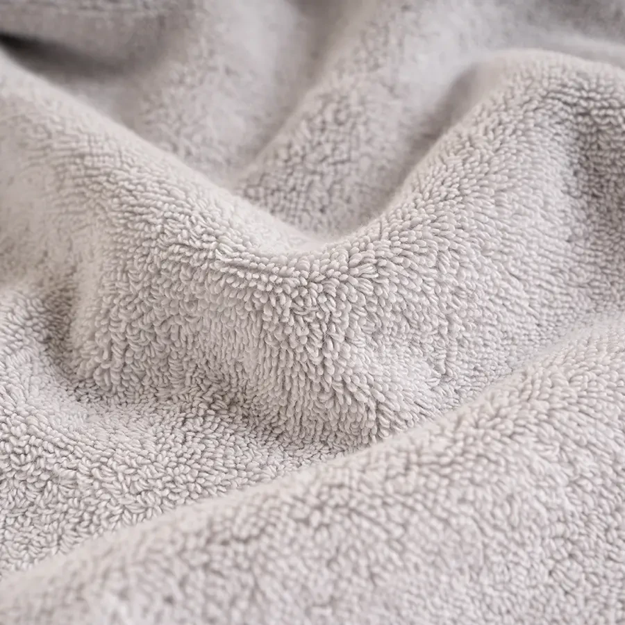 %100 Pamuk Havlu 50x90 cm Gri - Noa Serisi - 4