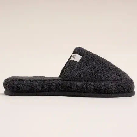 %100 Pamuk Havlu Terlik 40-41 Antrasit - Noa Serisi - 3