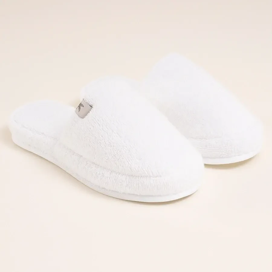 %100 Pamuk Havlu Terlik 40-41 Beyaz - Noa Serisi - Penelope