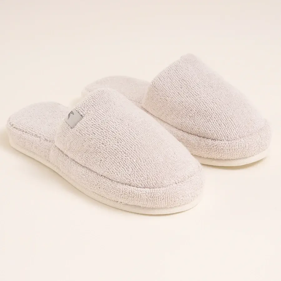 %100 Pamuk Havlu Terlik 40-41 Taş Rengi - Noa Serisi - Penelope