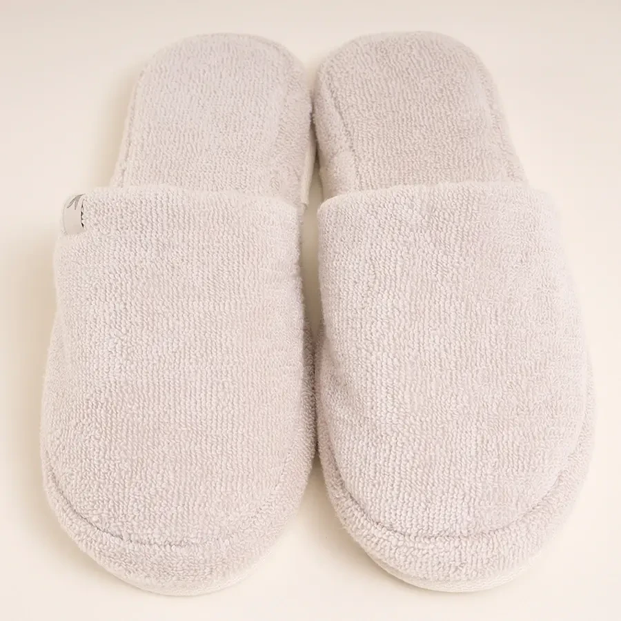 %100 Pamuk Havlu Terlik 42-43 Taş Rengi - Noa Serisi - 5