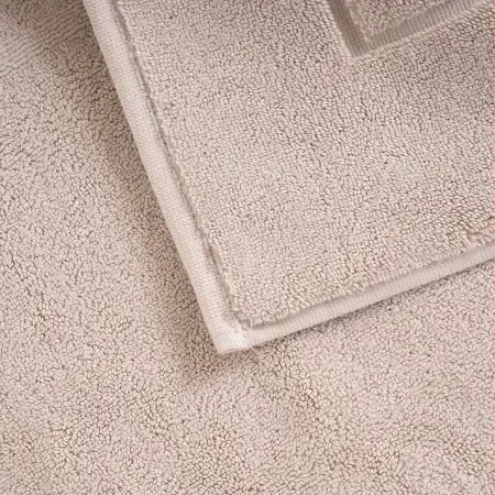 %100 Pamuk Banyo Paspası 60x110 cm Taş Rengi - Noa Serisi - 5