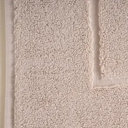 %100 Pamuk Banyo Paspası 60x110 cm Taş Rengi - Noa Serisi - 8