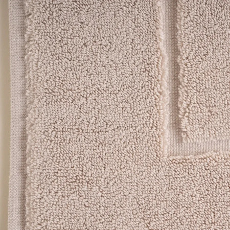 %100 Pamuk Banyo Paspası 60x110 cm Taş Rengi - Noa Serisi - 8