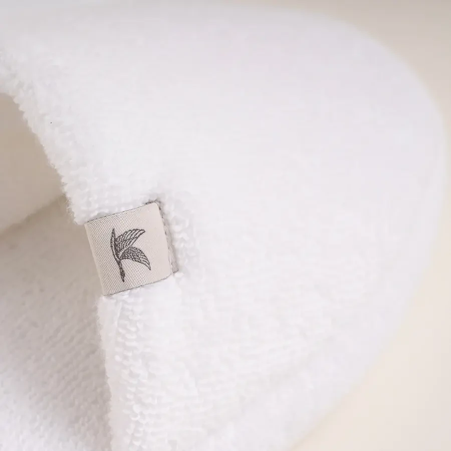 %100 Pamuk Havlu Terlik 36-37 Beyaz - Noa Serisi - Penelope (1)