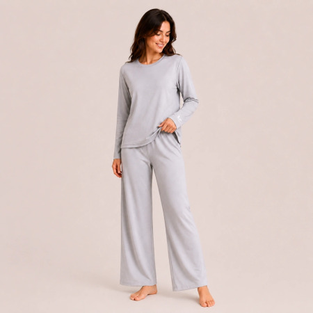 Nuba Kadın Pijama Takımı - Gri - PENELOPE