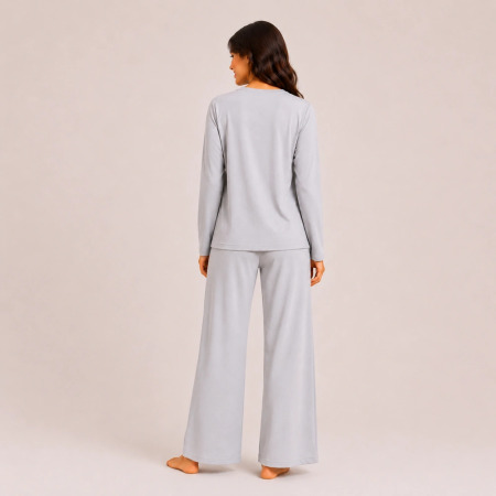 Nuba Kadın Pijama Takımı - Gri - PENELOPE (1)
