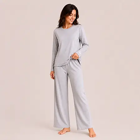 Nuba Kadın Pijama Takımı - Gri/M - 1