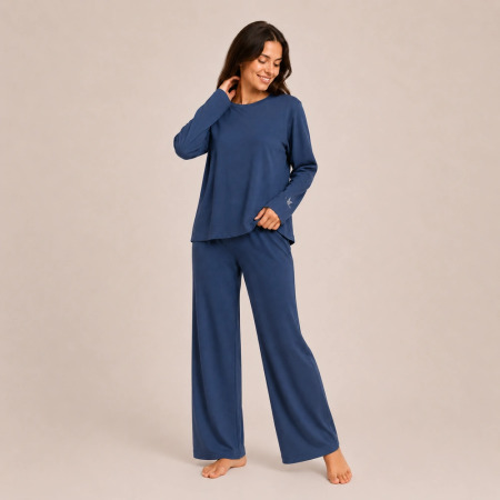 Nuba Kadın Pijama Takımı - Lacivert - PENELOPE